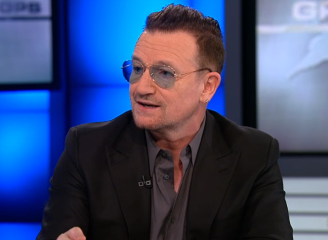 Bono on CNN: AIDS is ‘on the run because of American leadership’